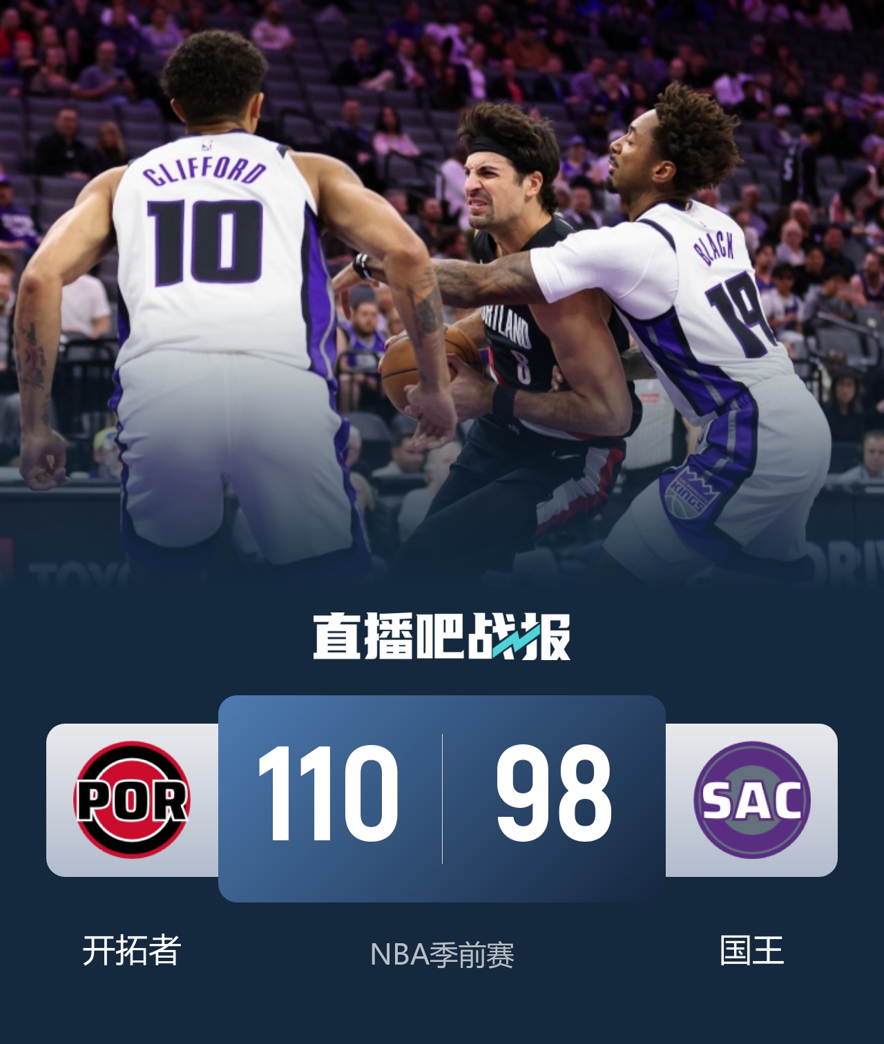 🏀季前赛-开拓者胜国王 杨瀚森末节4分6板1助1帽 阿夫迪亚26+9 🏀季前赛-开拓者胜国王 杨瀚森末节4分6板1助1帽 阿夫迪亚26+9