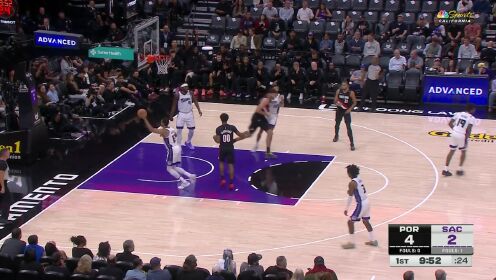 10月14日NBA季前赛 开拓者 – 国王 全场录像【全场录像+集锦】