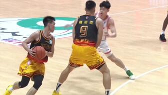 [庞峥麟上篮]太丝滑了！庞峥麟灵动运球后晃起巴吉上篮命中